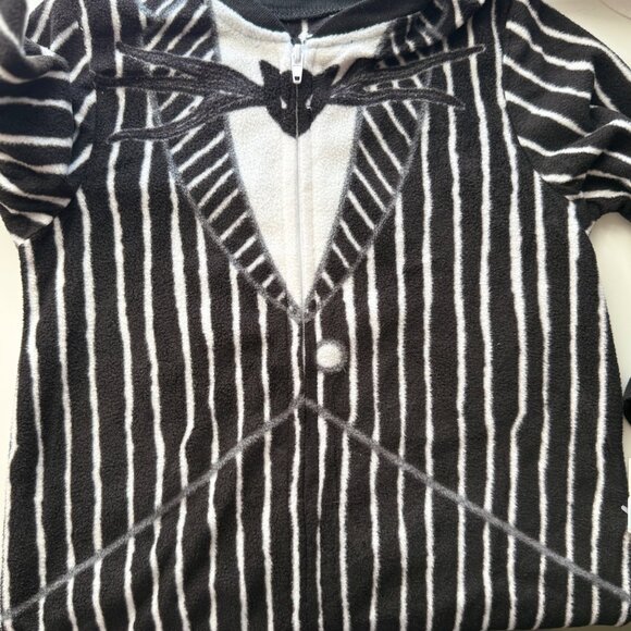 Disney The Nightmare Before Christmas Jack Skellington Fleece Pajama Costume 3T - Picture 3 of 6